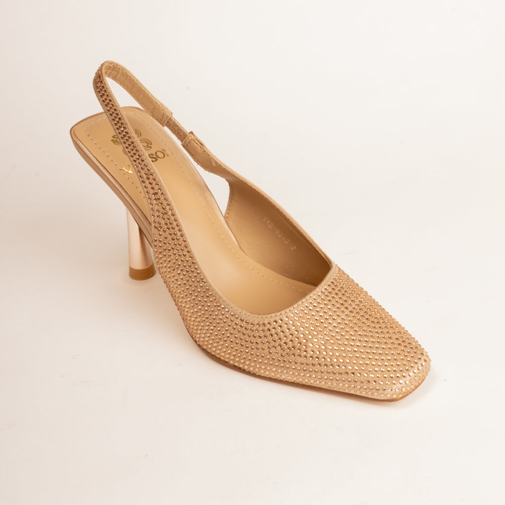 PROM NIGHT-Party wear heel in-Champagne.