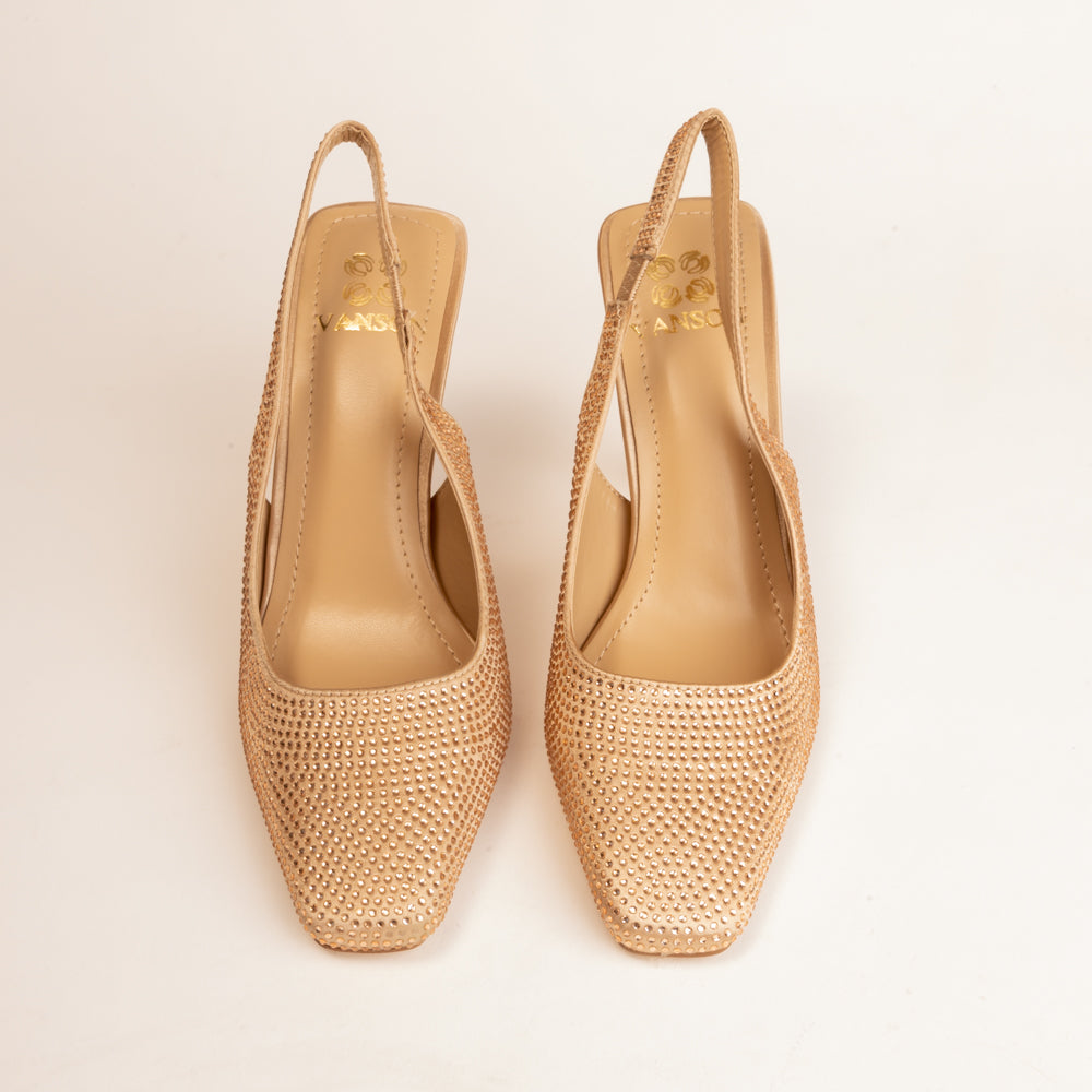 PROM NIGHT-Party wear heel in-Champagne.