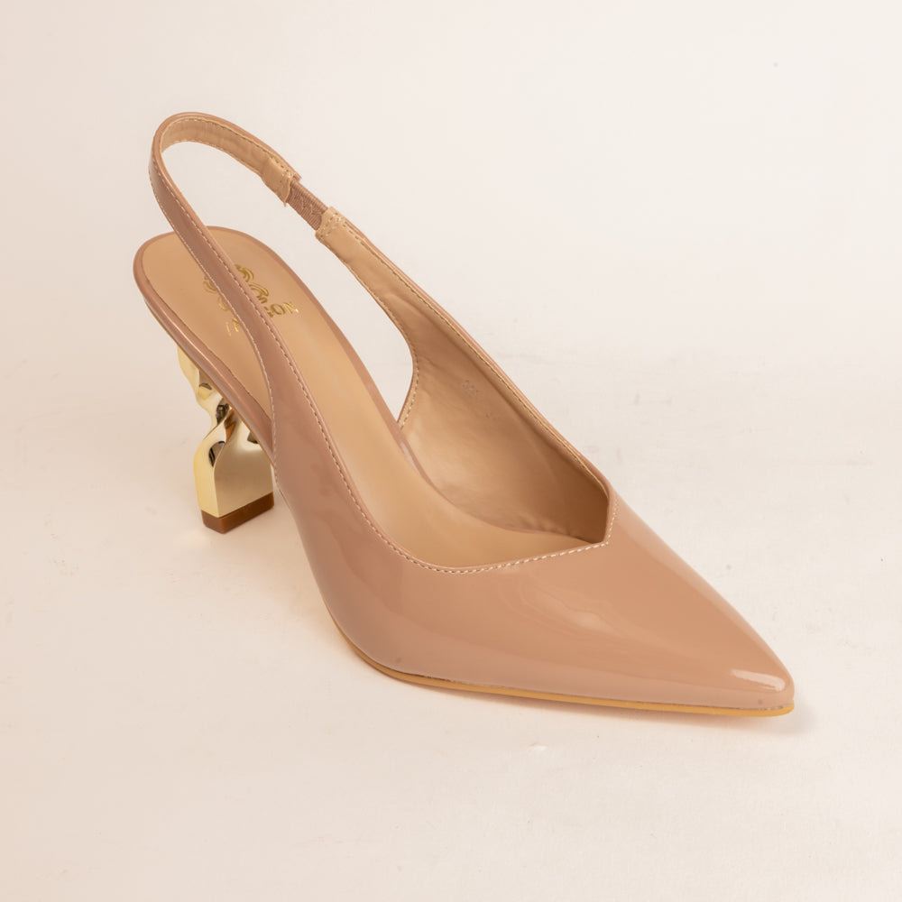 TWISTED TIMOTHY-Stylish Pumps in-Nude.