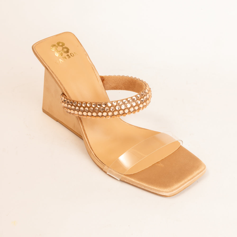 EVERATTI-ECCENTRIC HEEL IN-Champagne.