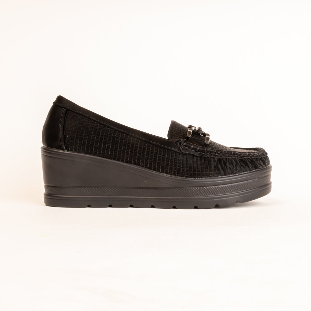SUGAR CANE-Loafer in-Black.