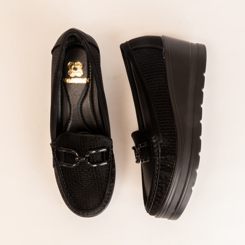 SUGAR CANE-Loafer in-Black.