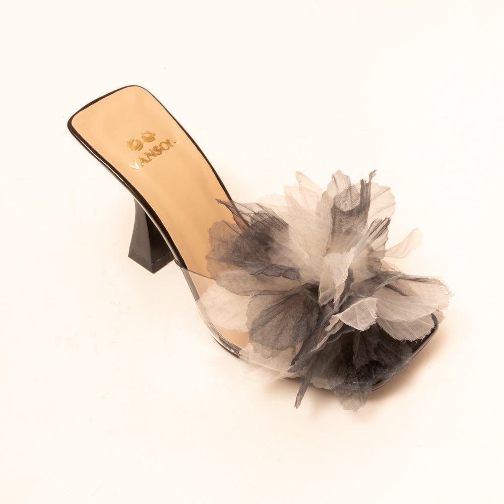 IN BLOOM-Stylish Heel in-Black.