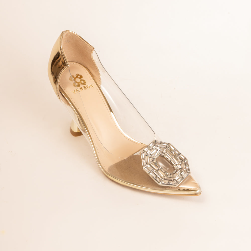 SUN KILLER VIBES-Pumps in-Gold.