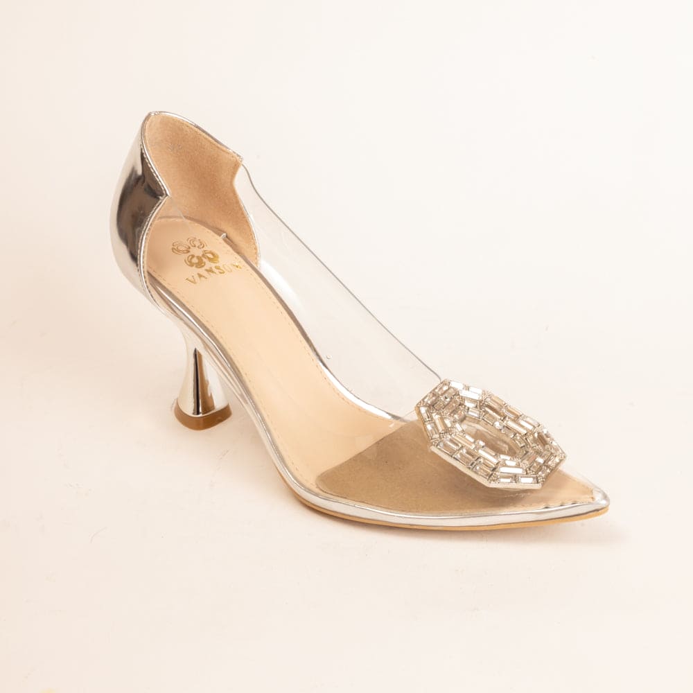 SUN KILLER VIBES-Pumps in-Silver.