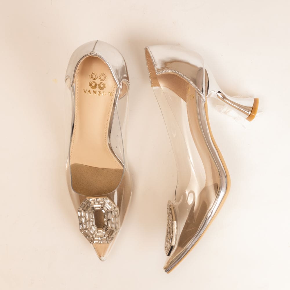 SUN KILLER VIBES-Pumps in-Silver.