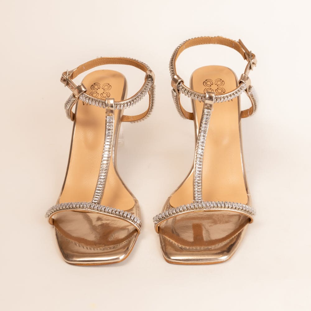SPICY SENORITA-Party Wear Sandal in-Silver.