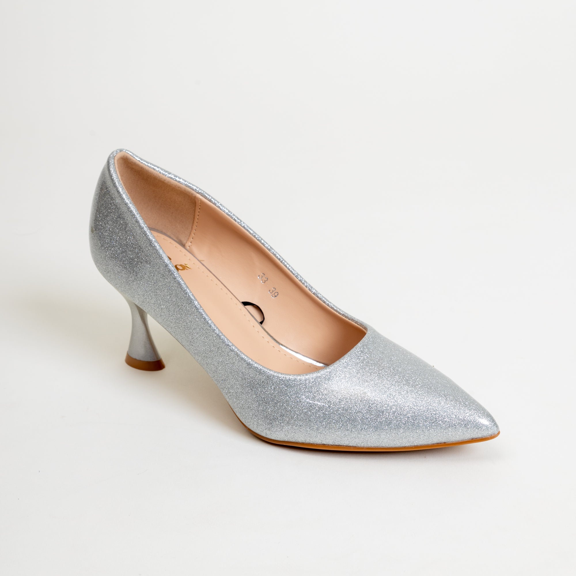 DOROTHY's DREAM-Party wear Pumps in-Silver.
