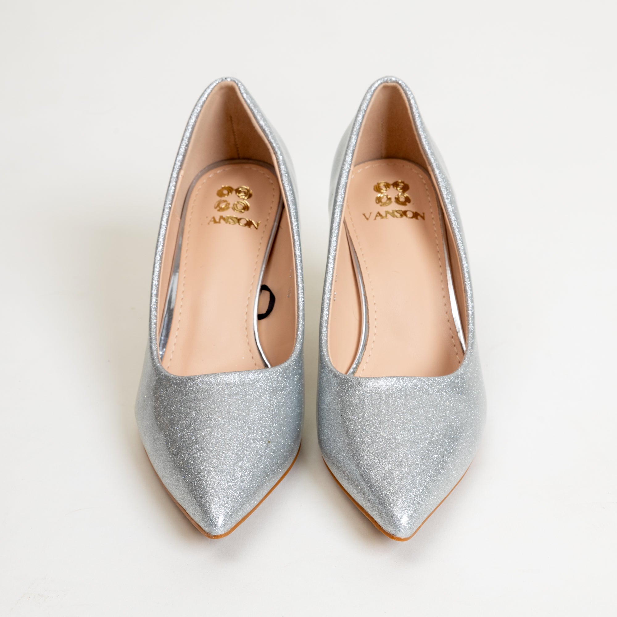 DOROTHY's DREAM-Party wear Pumps in-Silver.