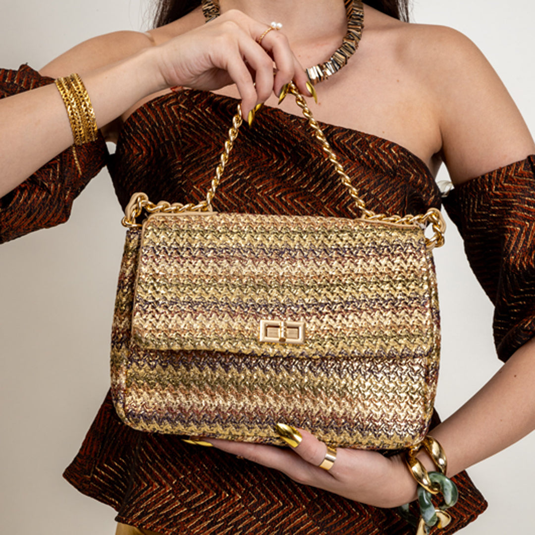 GOLDY LOCKS-Handbag in-Multi.