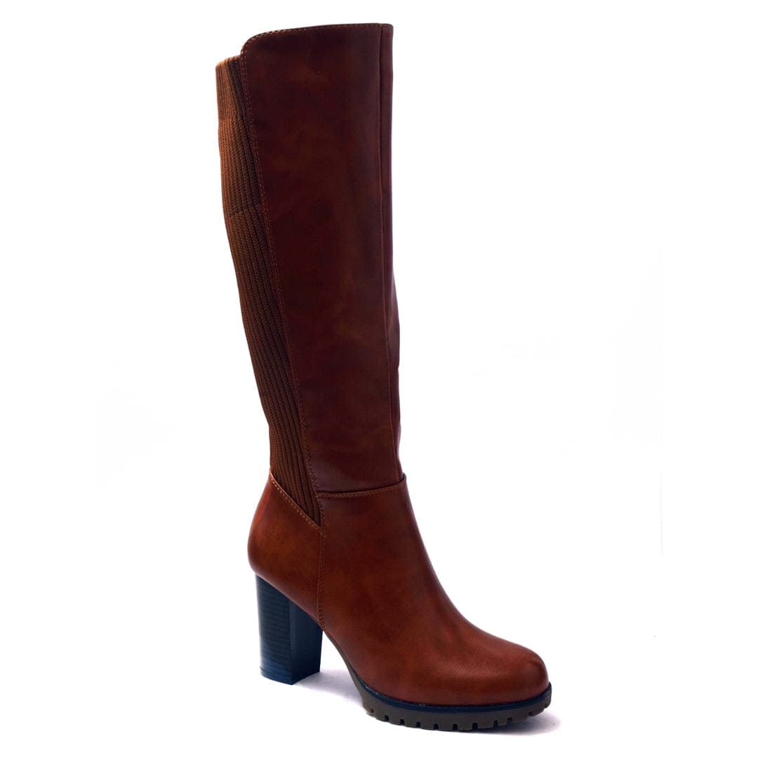 ARIANA- Boots in-Camel.