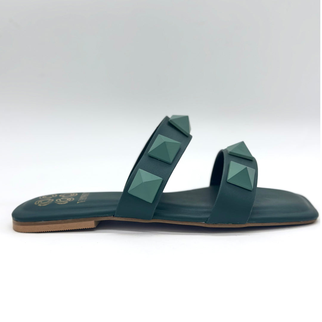 MINECRAFT-Casual Flats in-Green.
