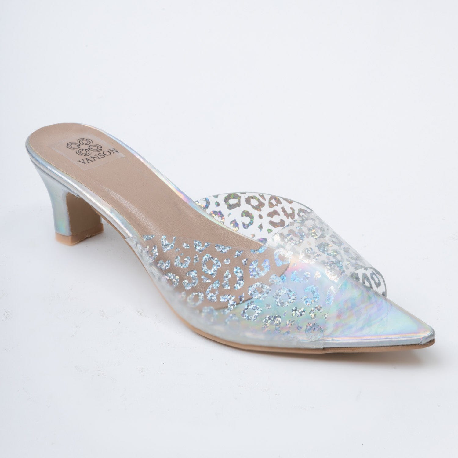 SLIZZER-Party Wear Heel in-Silver.
