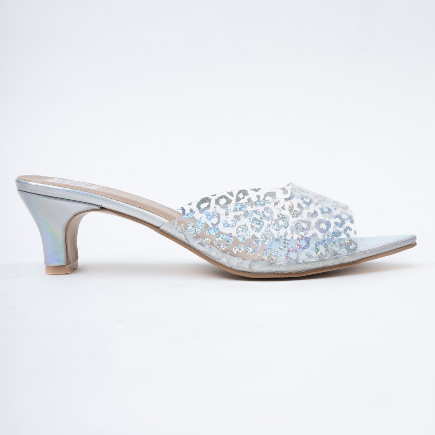SLIZZER-Party Wear Heel in-Silver.