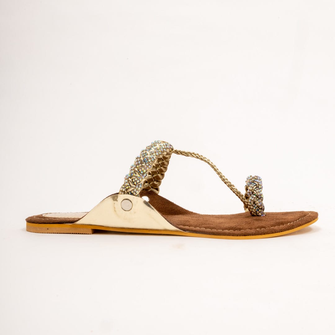 FLAT LINE-Kohlapuri in-Gold.