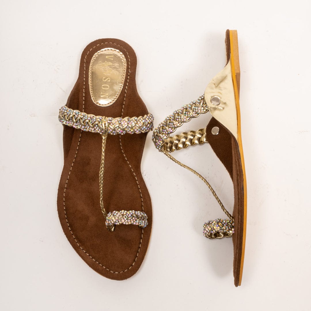 FLAT LINE-Kohlapuri in-Gold.
