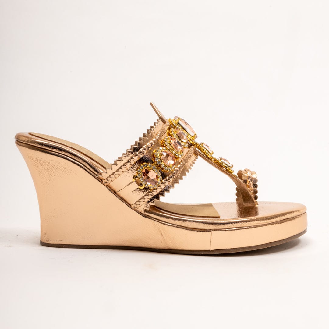 WEDGE GLOSS-Ethnic Wedge in-Rose Gold.