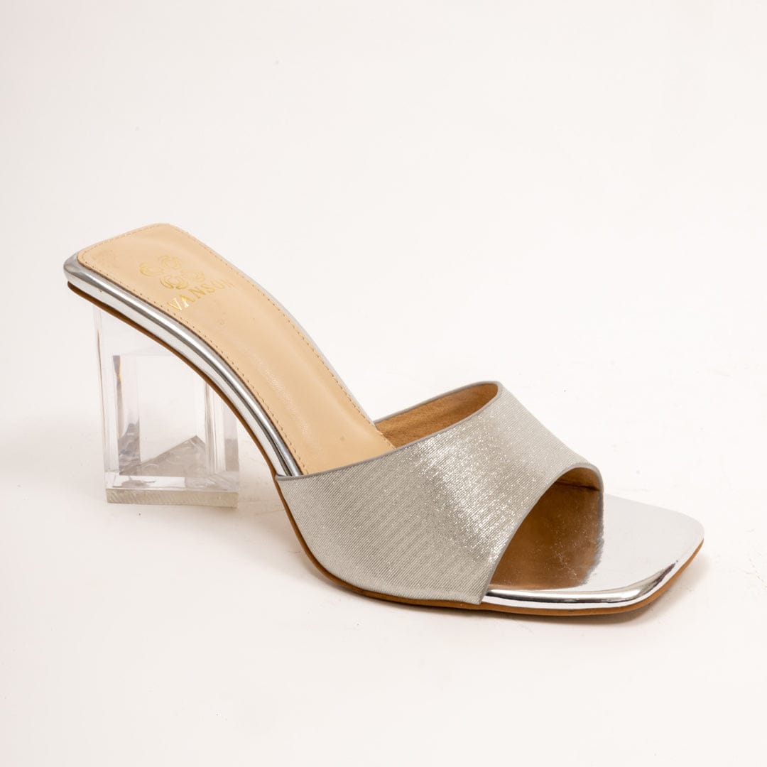 ESTELLA-Eccentric Block Heel in-Silver.