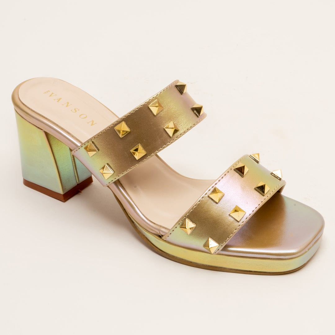 Leo -Party Wear heels in Gold