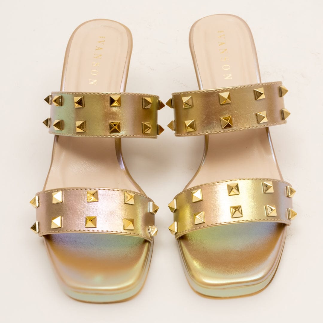 Leo -Party Wear heels in Gold