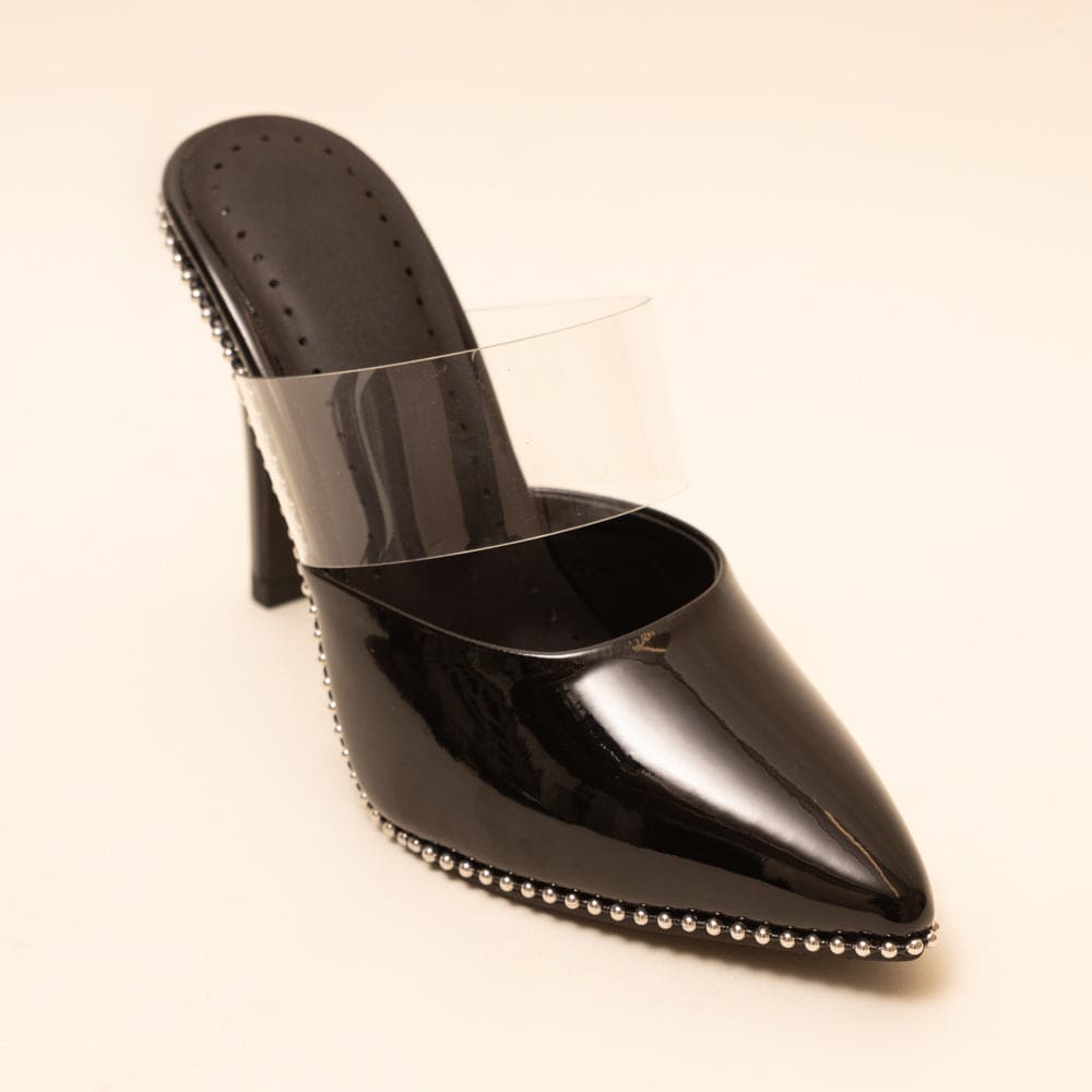 STELLA-Stylish heel in-Black.