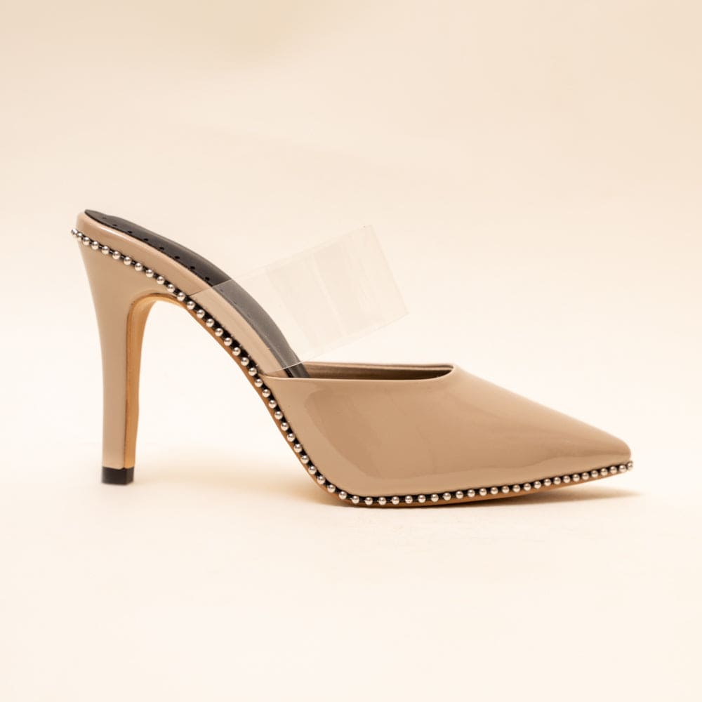 STELLA-Stylish heel in-Beige.