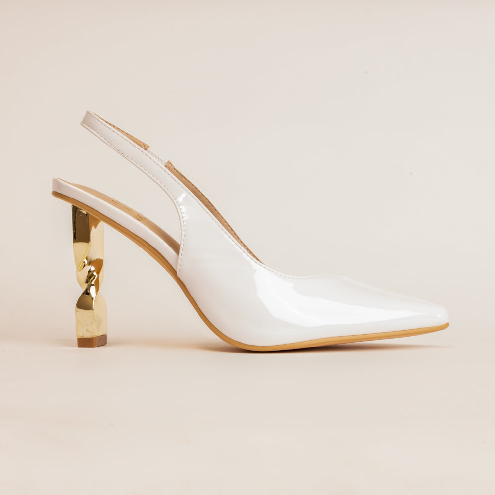 TWISTED TIMOTHY-Pumps in-White.