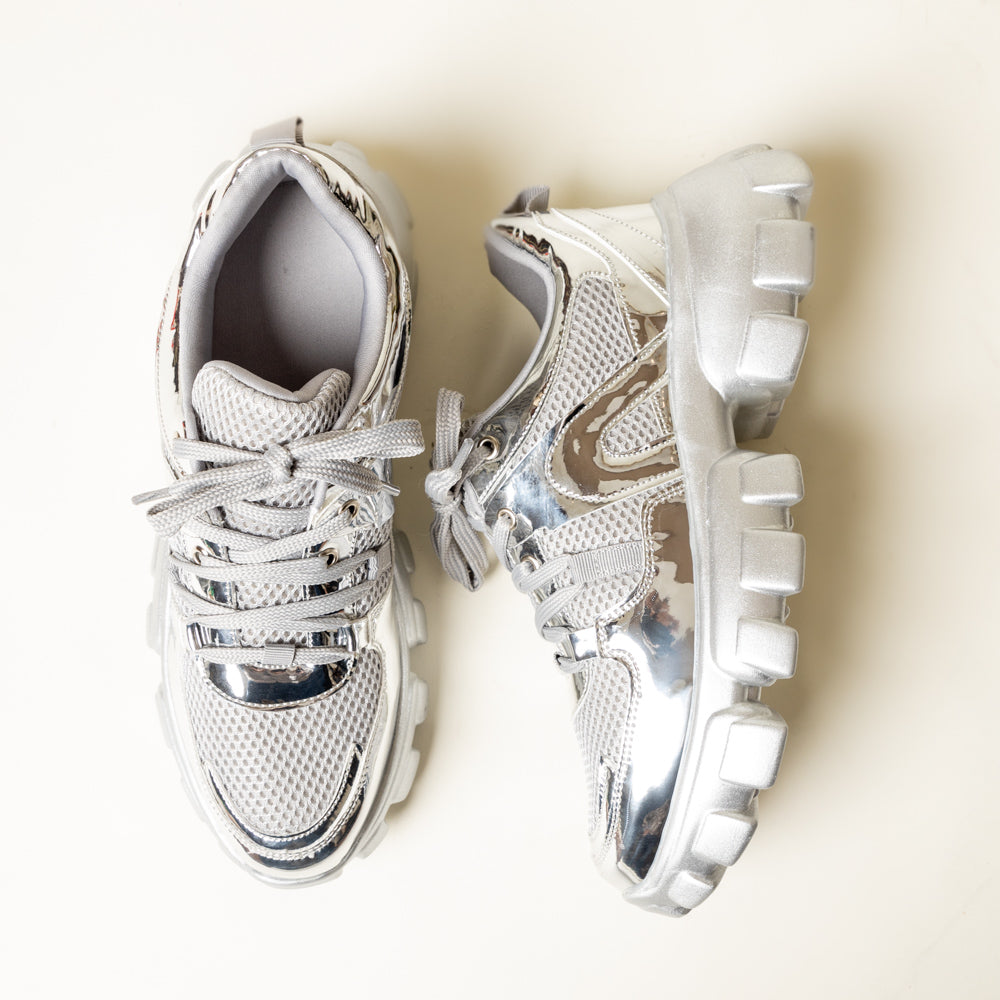 GOLDBERG-Sport Shoes in-Silver.