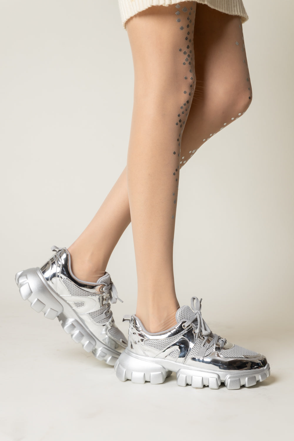 GOLDBERG-Sport Shoes in-Silver.