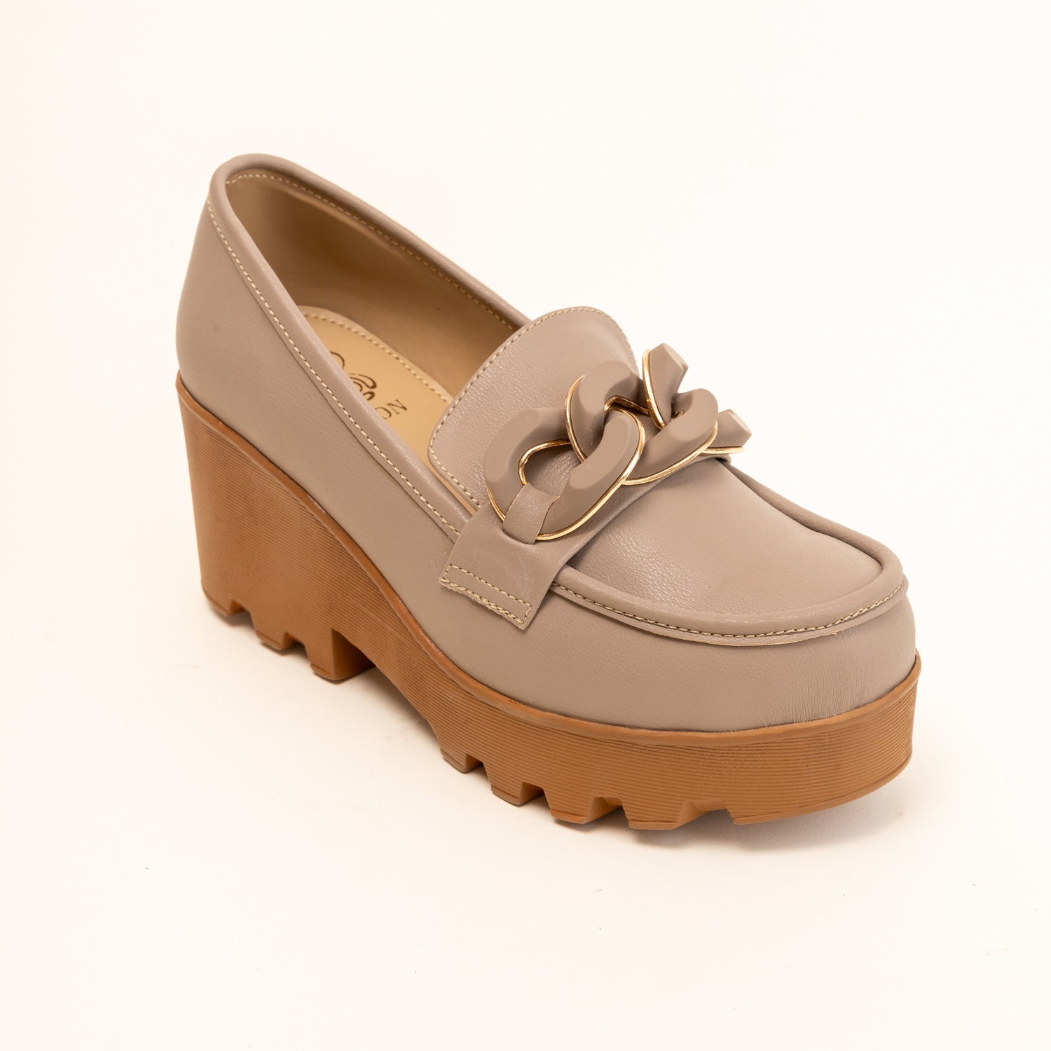 COCO MELT-Chunky shoe in Chiku colour.