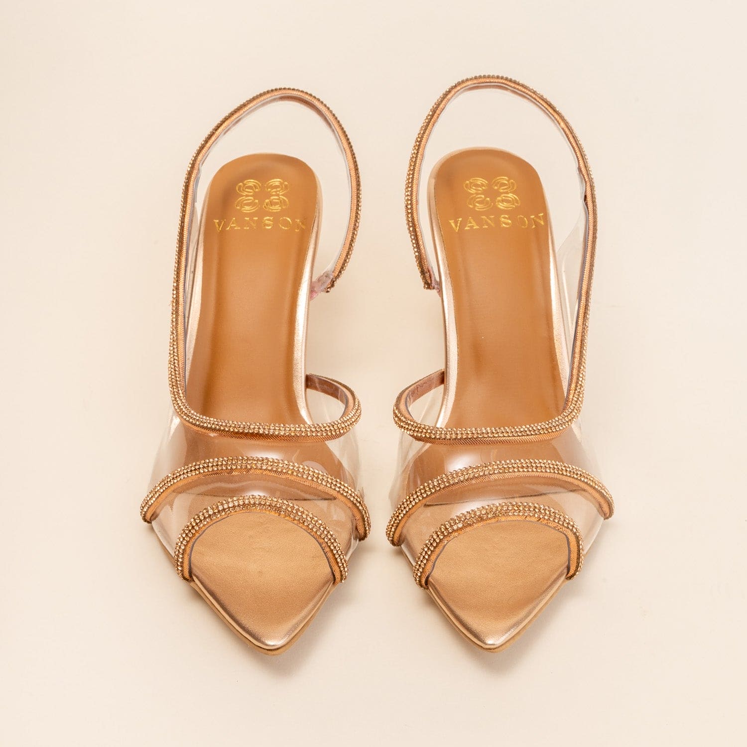 Sunbeam Sandals”- In Rose gold colour