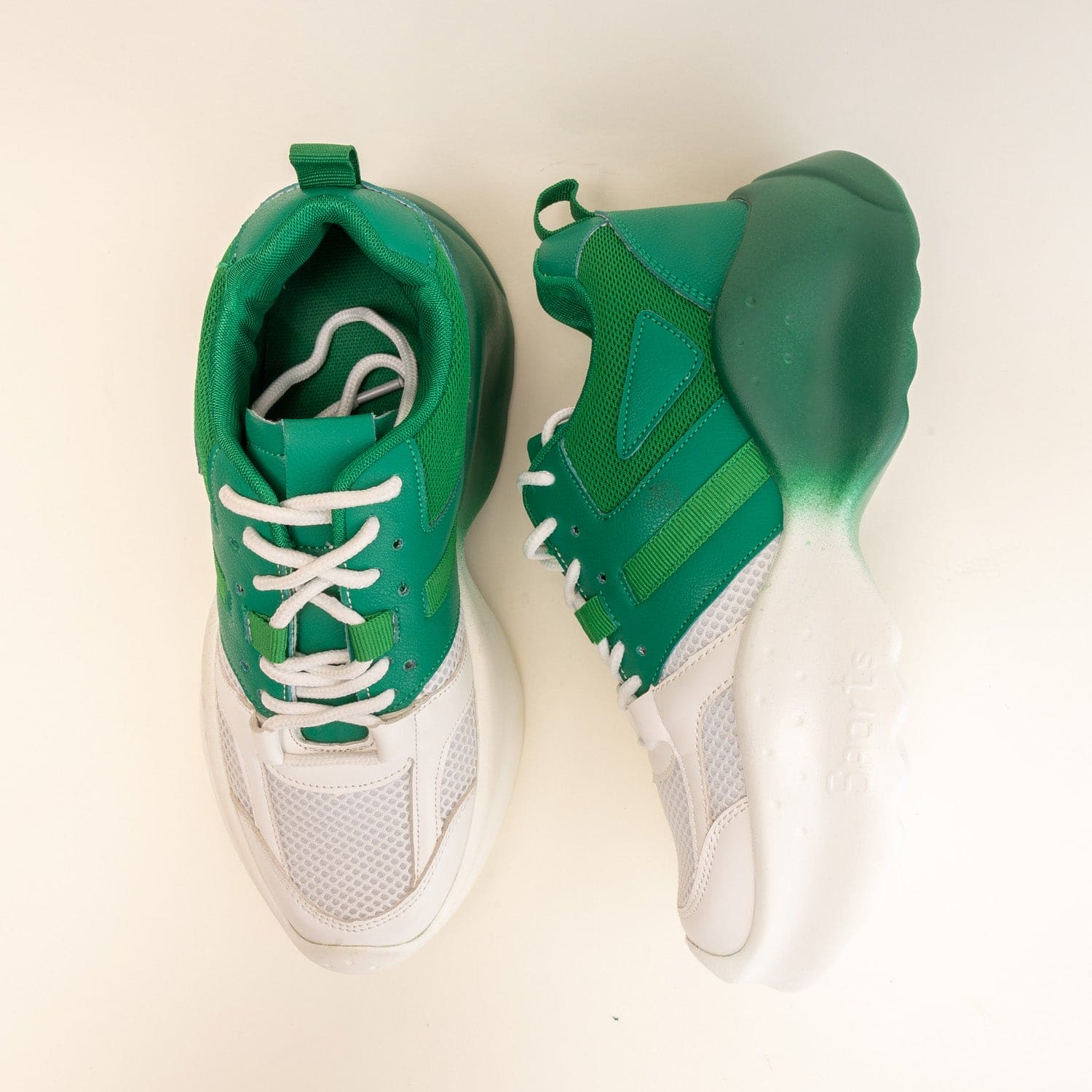 HALF STUD-Sport Shoes in-Green.