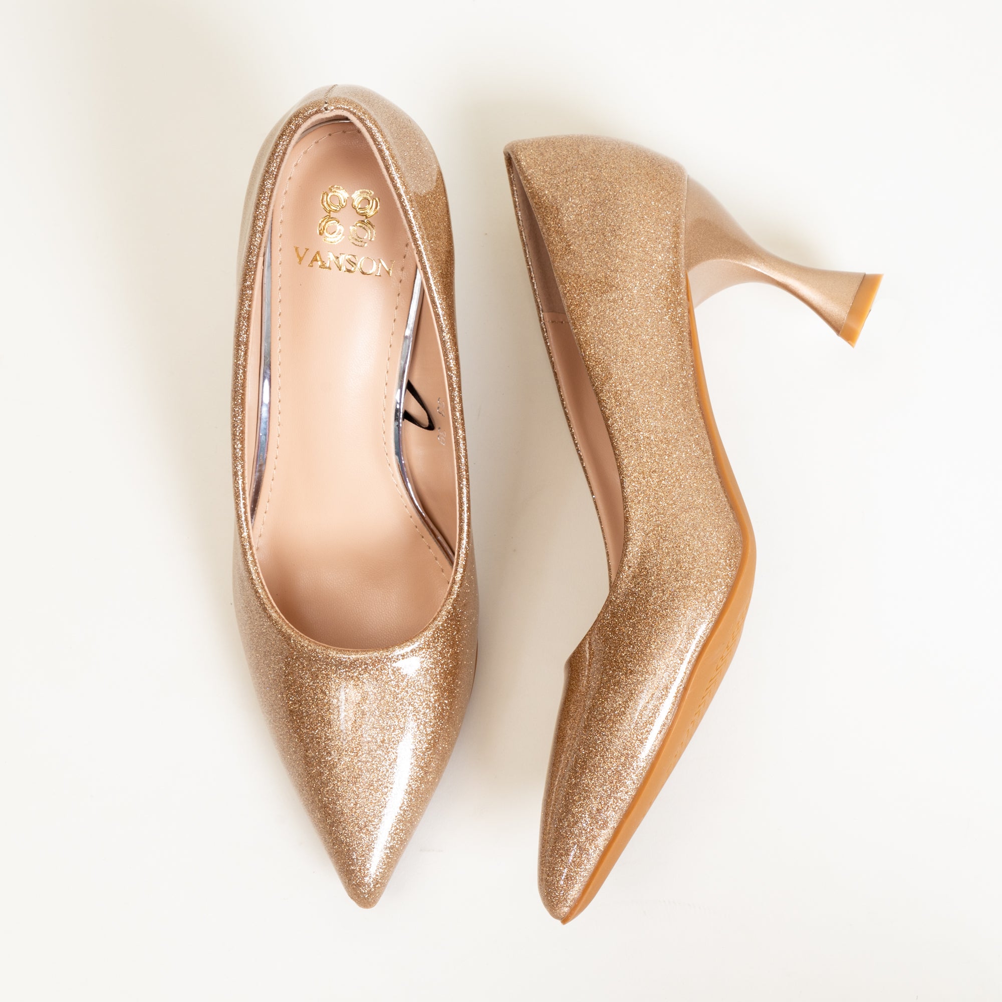 DOROTHY's DREAM-Party Wear Pumps in-Champagne.