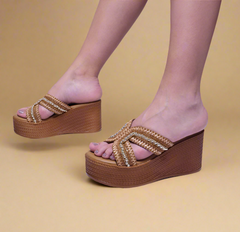 Mystic Platform Wedge Heels