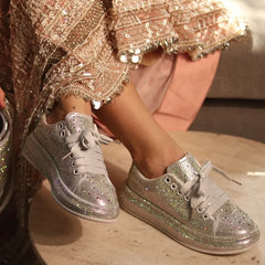Milky Way Embellished Sneakers