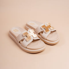 Melodic metal Casual Platform Slides