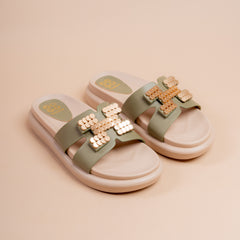 Melodic metal Casual Platform Slides