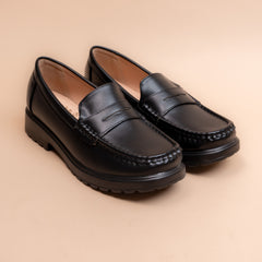 White Chapter Office Comfort Loafers
