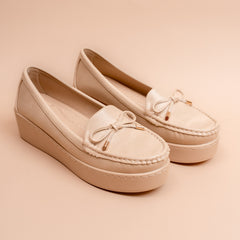 Quiet Authority Black Office Platform Loafers