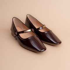 Annie’s Club – Women’s Glossy Mary Jane Shoes