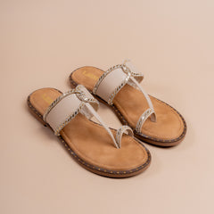Mirror Edge Ivory and Tan Flats
