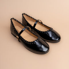Loop Story – Women’s Whipstitch Mary Jane Flats