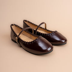 Loop Story – Women’s Whipstitch Mary Jane Flats