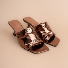 Afterglow – Women’s Metallic Square-Toe Heels