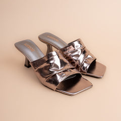 Afterglow – Women’s Metallic Square-Toe Heels