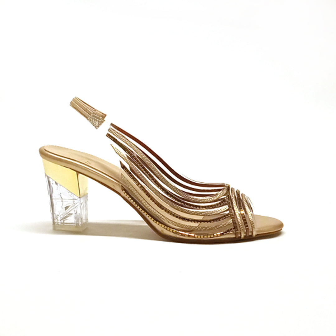 Hazel Sandals | Stylish Transparent Heels for Occasions – aroundalways