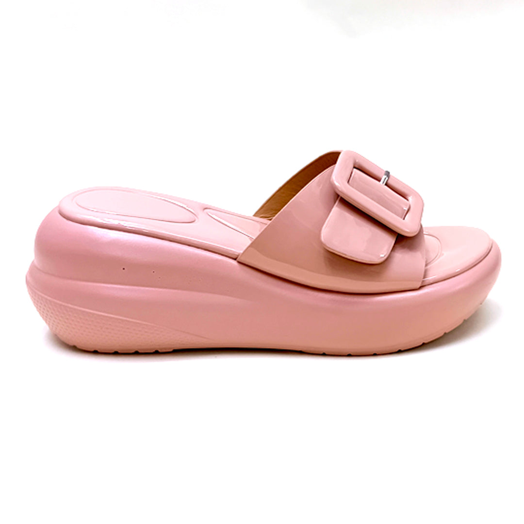 SWEET PEA-Heeled Slippers in-Pink.