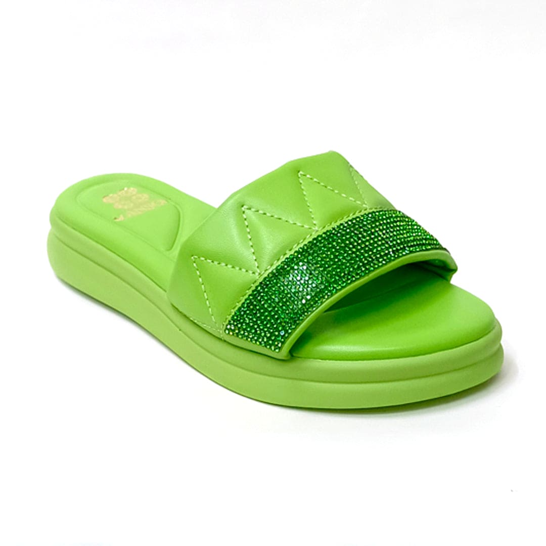 BASIL MINT-Regular Slipper in-Green.