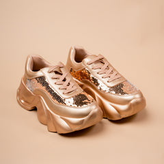 Sonata Gold Party Sneakers