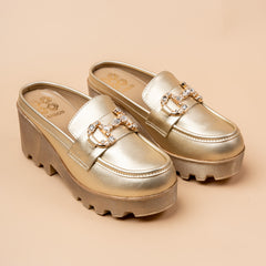 Canyon Gold Party Platform Mules